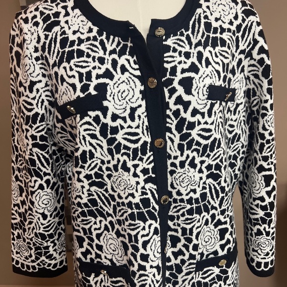 Karl Lagerfeld Chanel and inspired cardigan size L - Picture 1 of 5